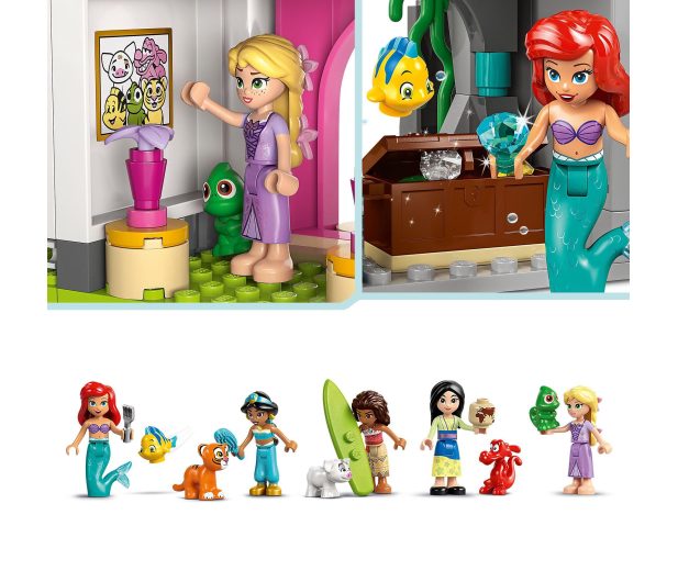 LEGO Disney Zamek księżniczek i zwierzaki 43267 - 1331636 - zdjęcie 4